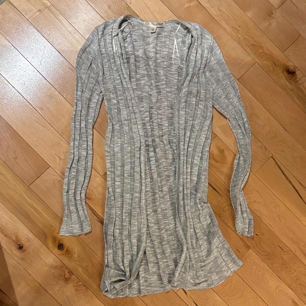 Long Grey Cardigan
